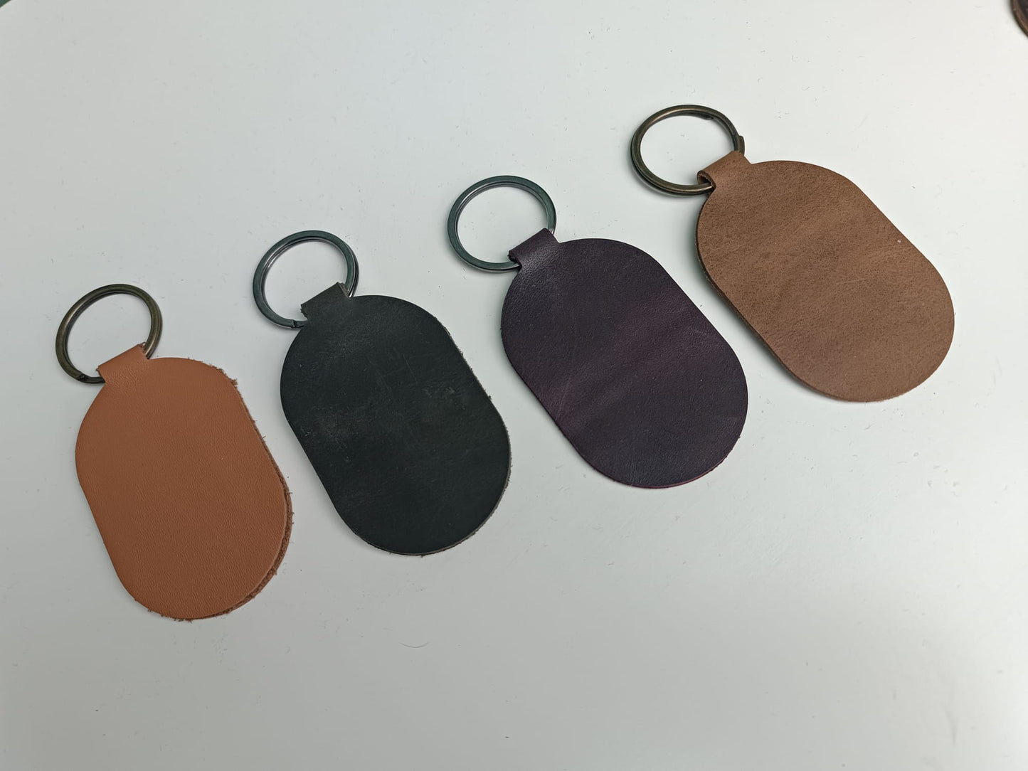 ANATOLIA LEATHER - Hakiki Deri El Yapımı Minimalist Anahtarlık