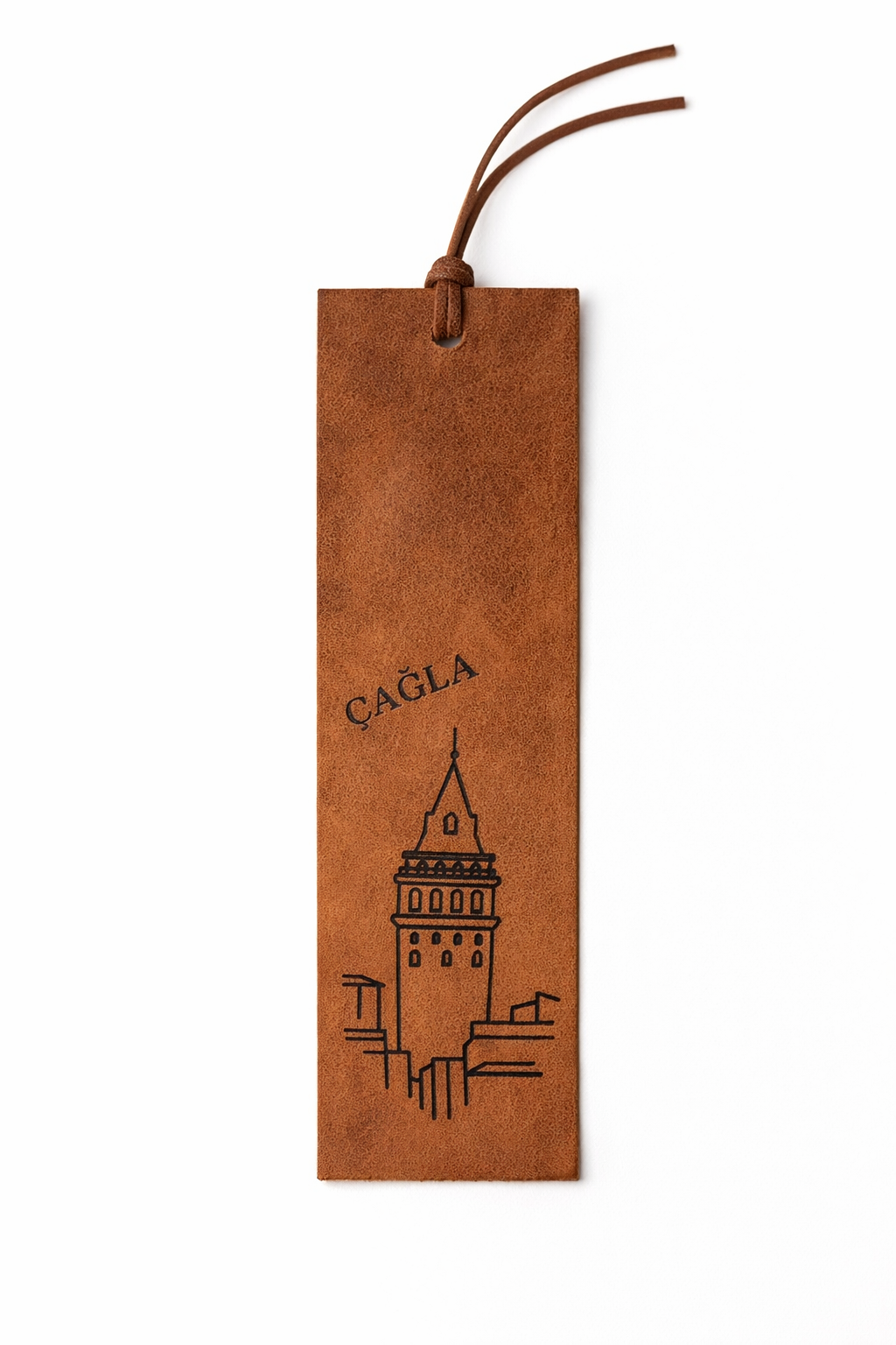 Kişiye Özel Hakiki Deri Kitap Ayracı - Premium Koleksiyon